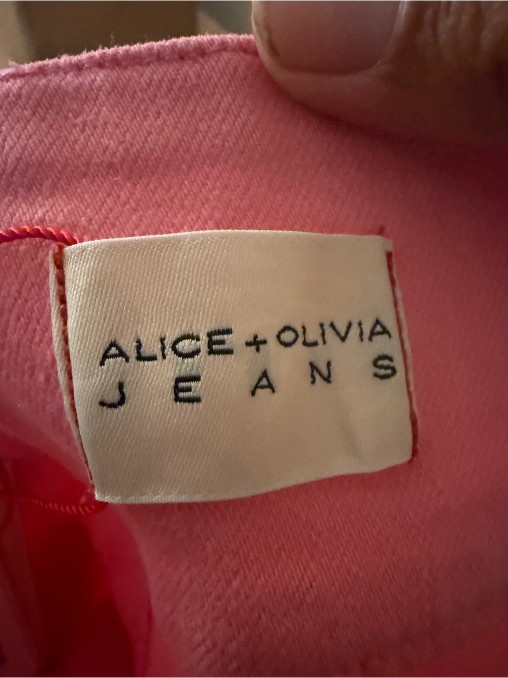 Alice + Olivia Primrose Pink Straight-Leg Pants - Picture 11 of 12
